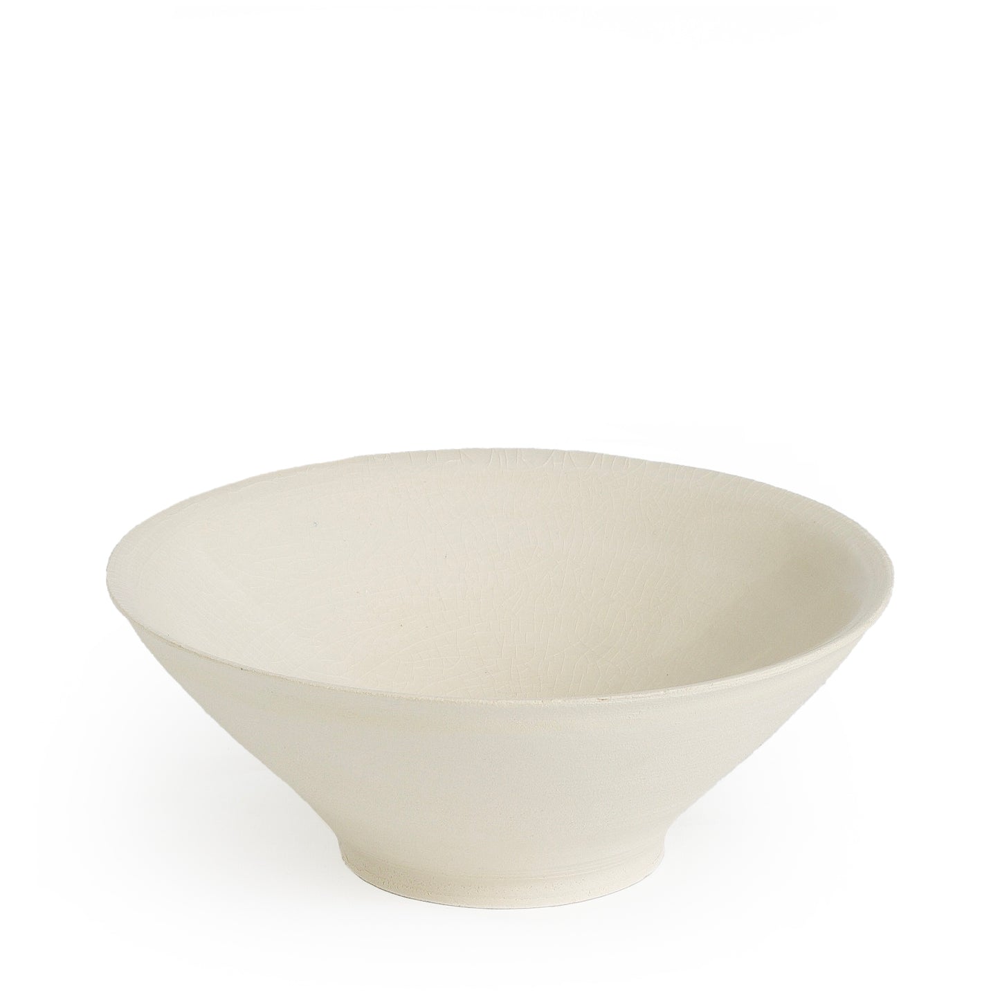 Japanese Bowl White Glazed Inside Only