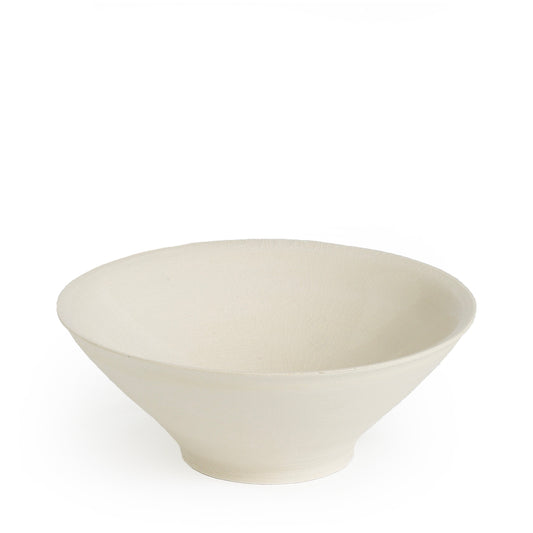 Japanese Bowl White Glazed Inside Only
