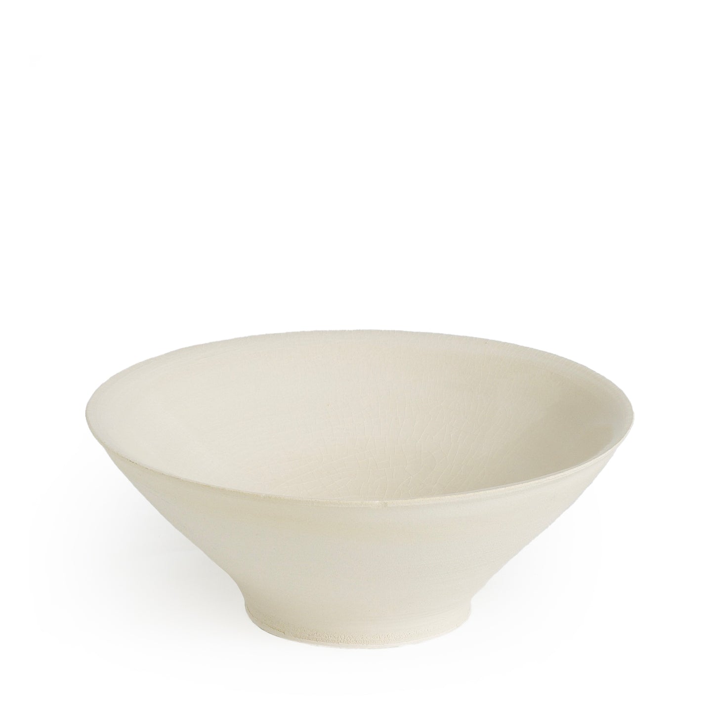 Japanese Bowl White Glazed Inside Only