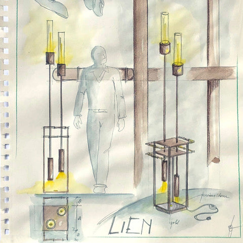 Lien Lamp Brasswork - Daya Collection