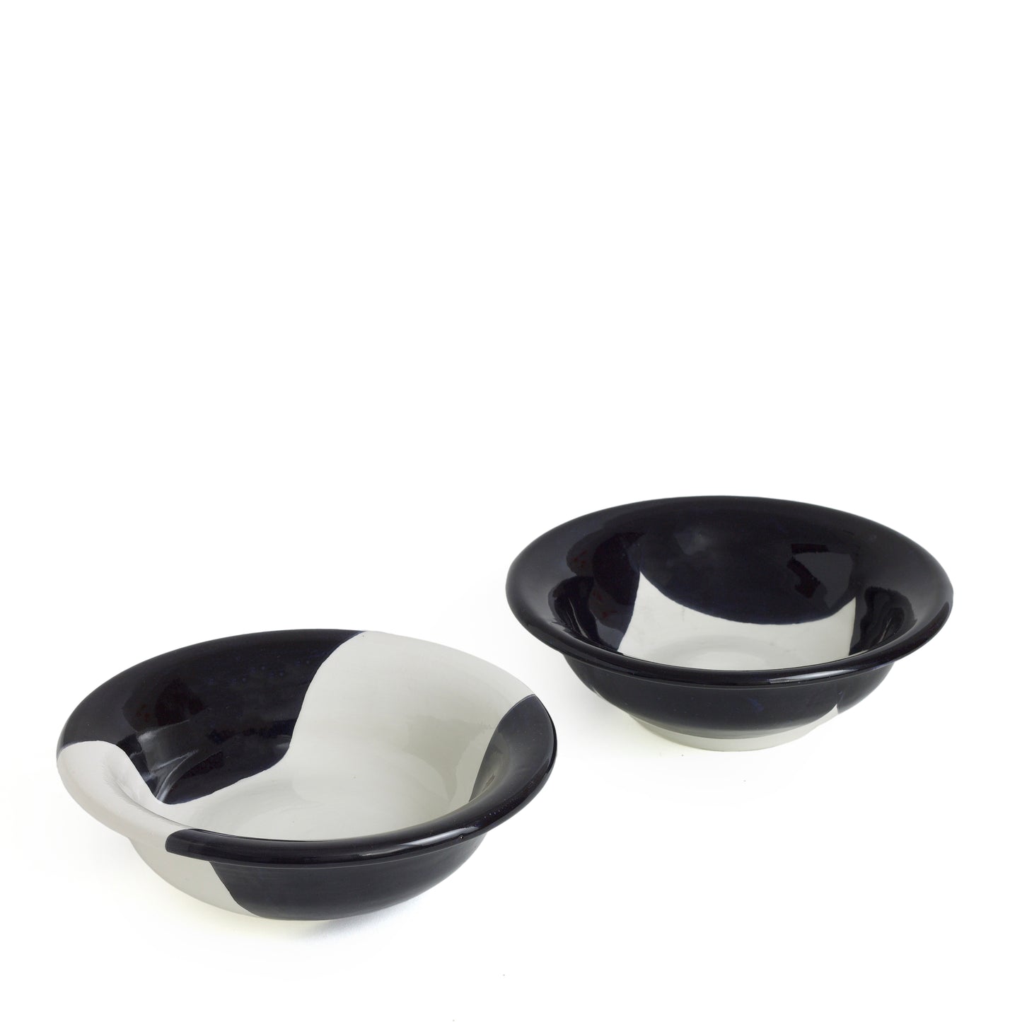 Vintage Sweden Plates Black White Design Minimalist