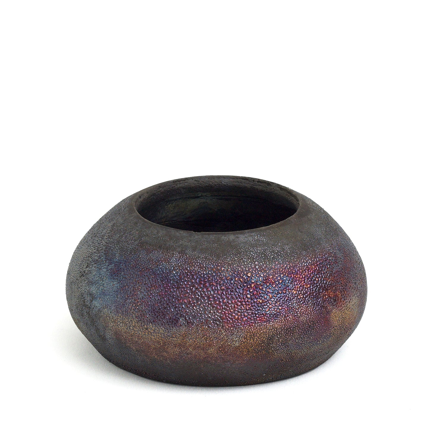 Japanese Modern Body Bowls Raku Ceramic Green Red Black Metal